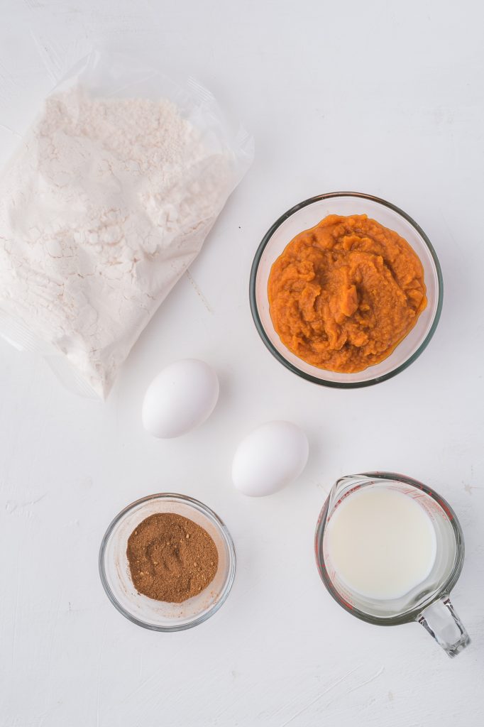 A mis-en-place of the ingredients for this recipe.