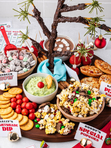 Holiday Movie Snack Board